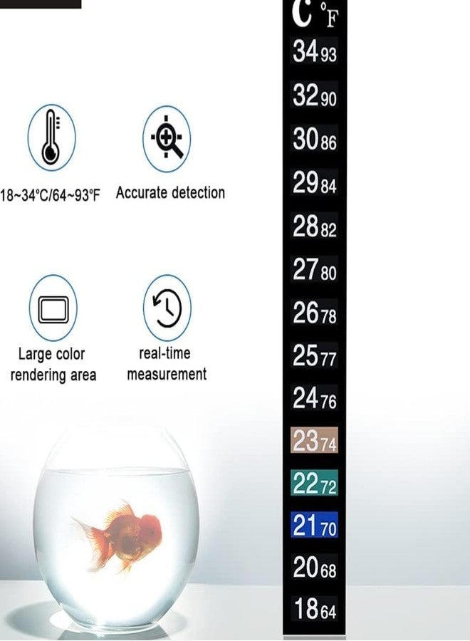MRP ENTERPRISE Brewing Thermometer Strip, Aquarium Thermometer Sticker, 3-Pack, Adhesive, Color Changing, Highly Accurate (pack of 3) - Image 2